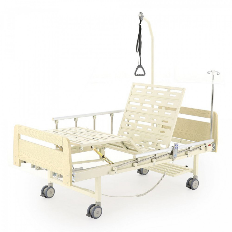 Кровать электрическая DB-7 (МЕ-2028Д-01) ЛДСП (светлое дерево) без матраса